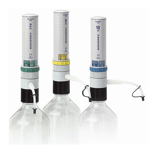 DWK Life Sciences WHEATON Acurex bottle top dispenser 1-10mL, low profile with reservoir